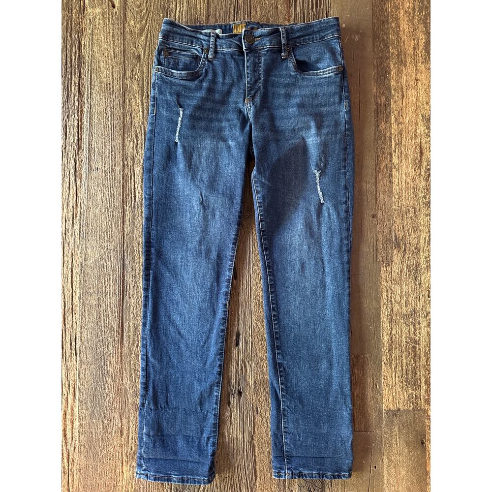Kut from the Kloth Women's Boyfriend Jeans - Dark Blue Wash